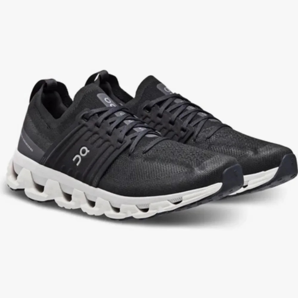 On Men's Cloudswift 3 Running Shoe In All Black. … - image 1